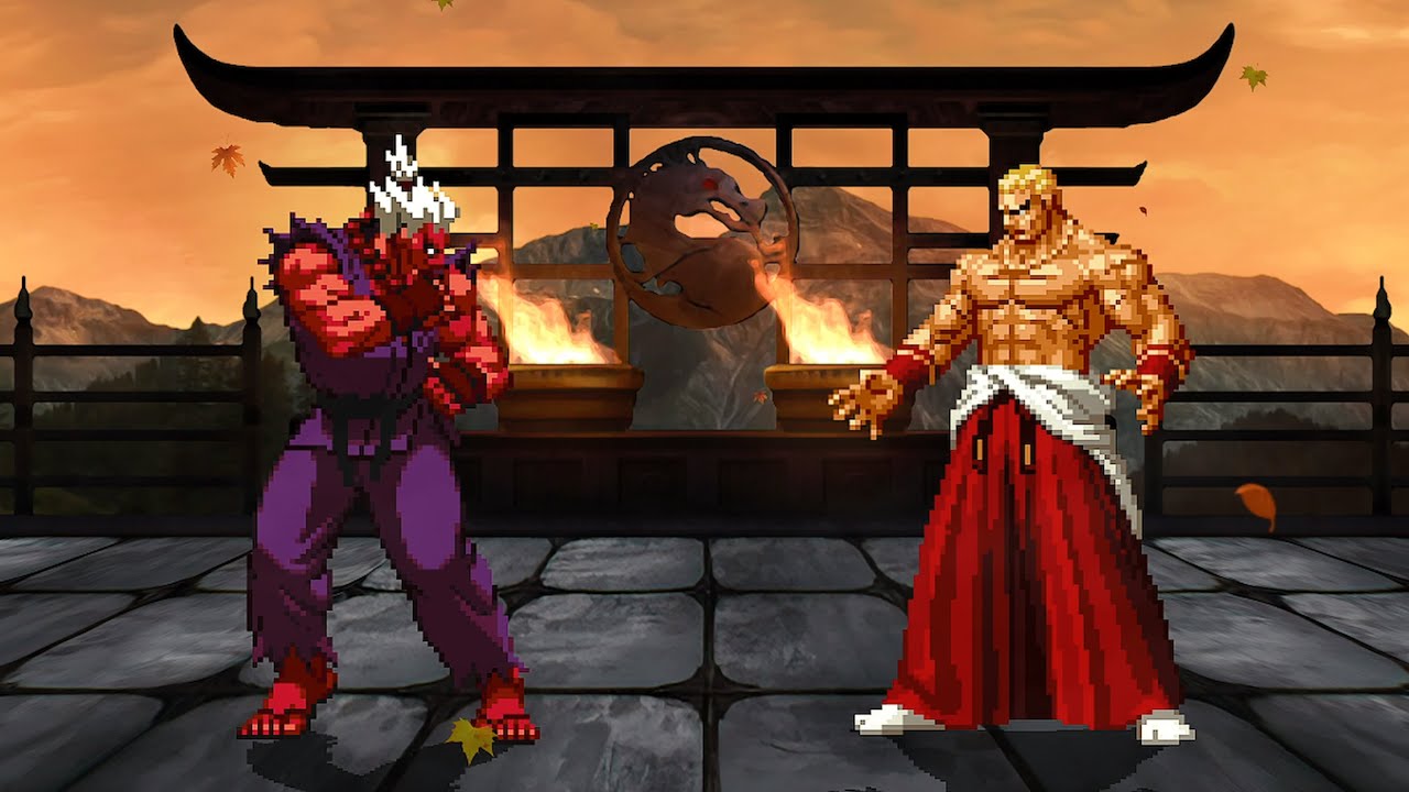 Shin Akuma Vs. Geese Howard - The Ultimate Master