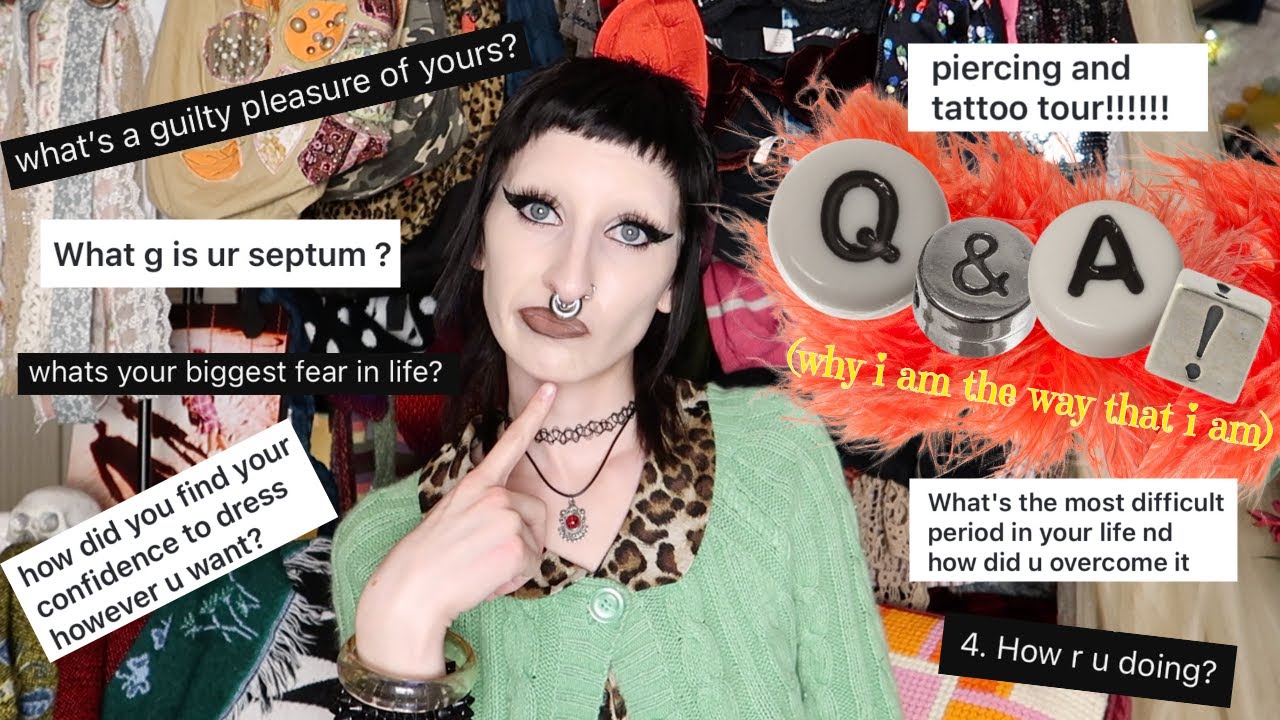 an invitation into my mind (a q&a where I answer 58 questions and talk for an hour straight)