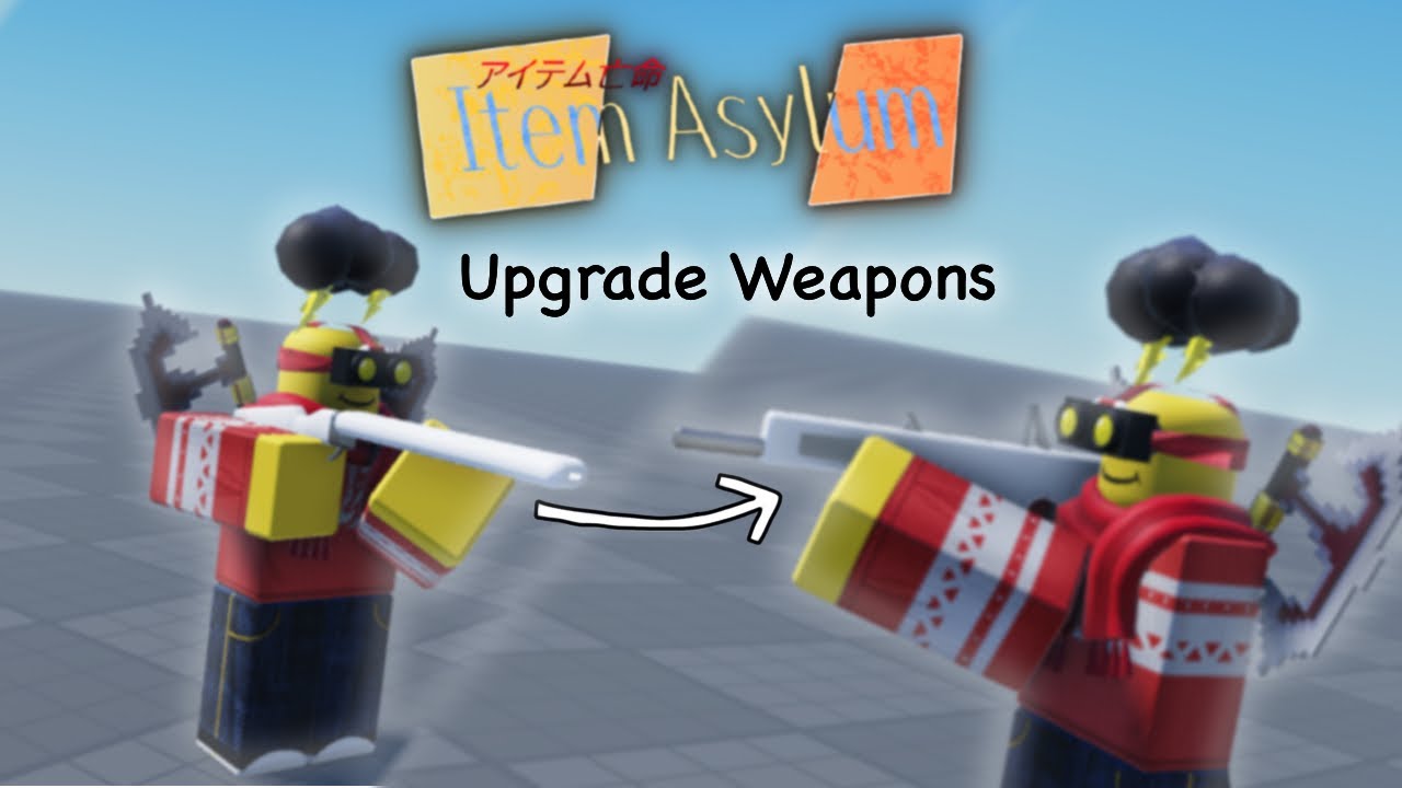 Every Upgradeable Weapon in Roblox Item Asylum