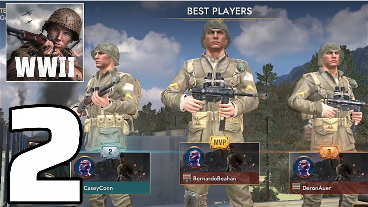 World War Heroes Gameplay Walkthrough Part 2 - RANK: SILVER (Android)