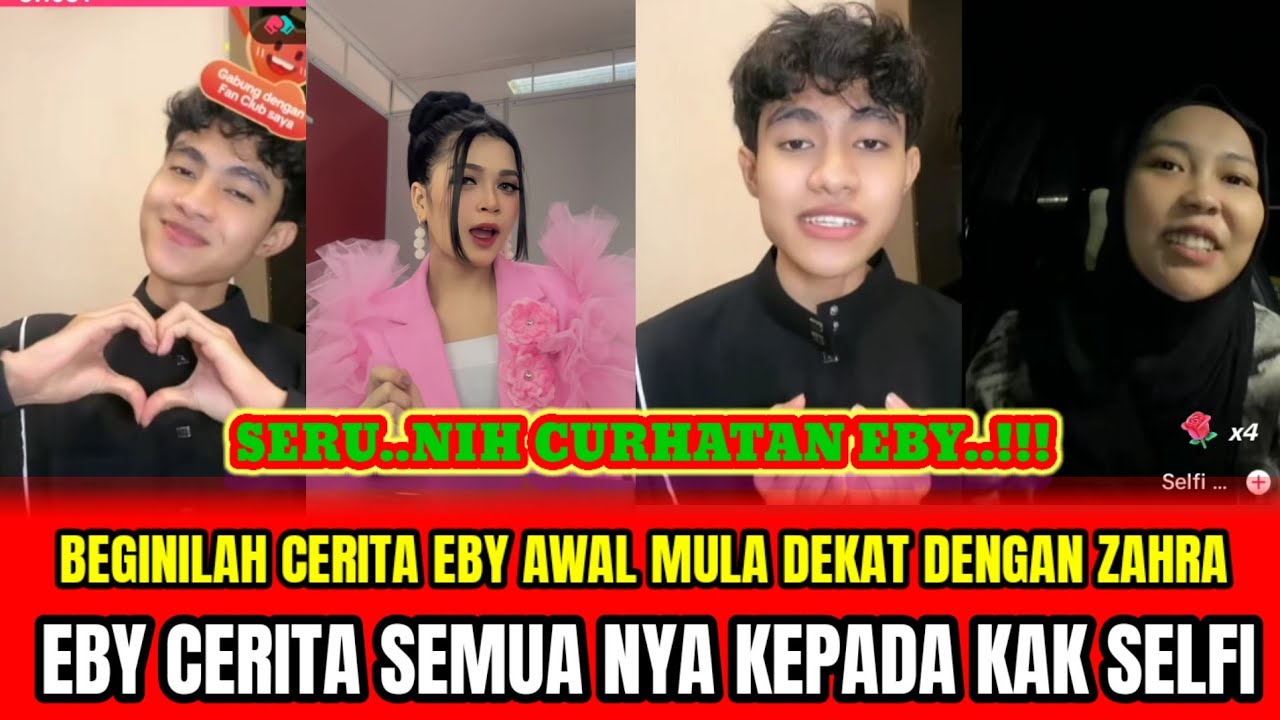 SERU NIH CERITA EBY AWAL MULA DENGAN ZAHRA❗EBY CERITAKAN SEMUA NYA, SELALU DI'A KAN ZAHRA‼️