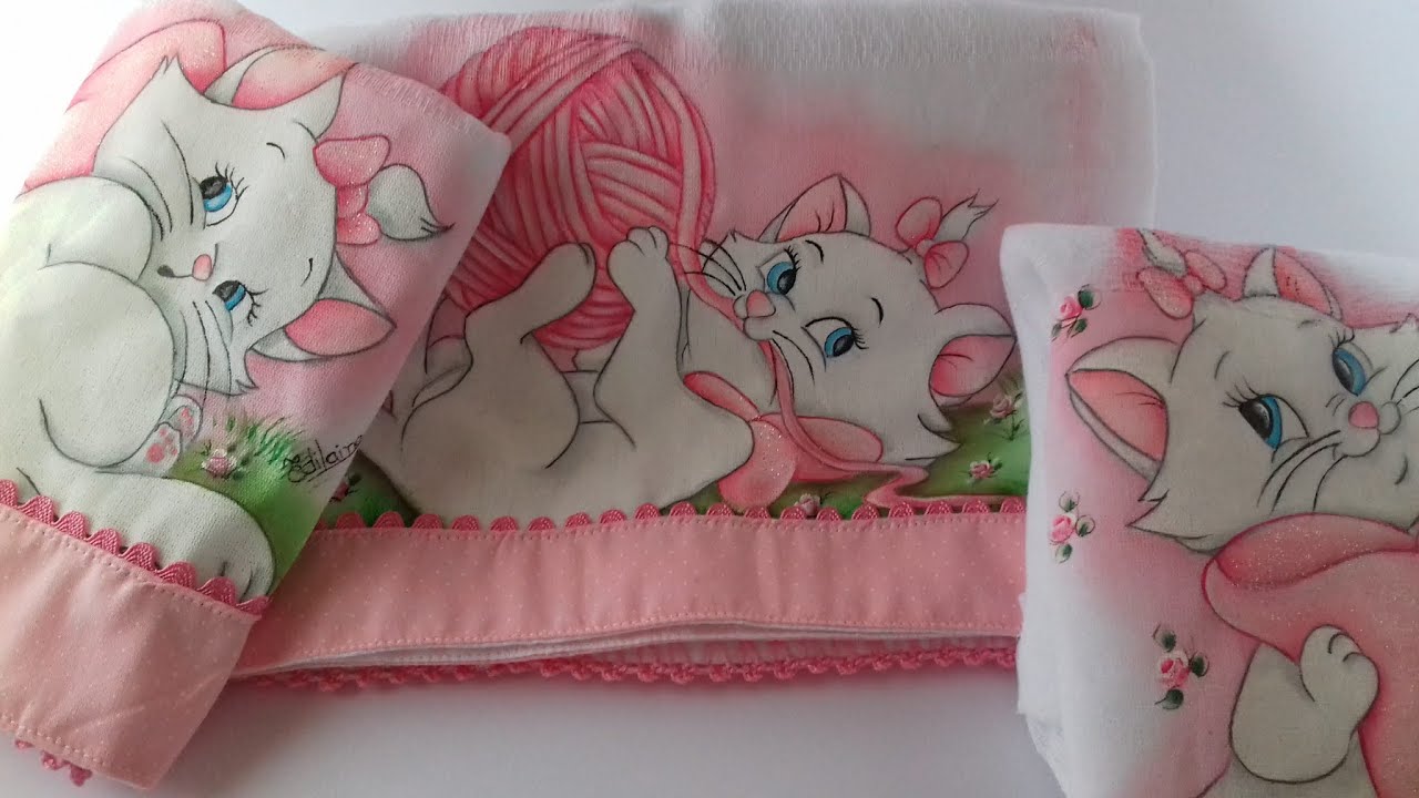 Pintura em fralda Como pintar chãozinho lindo com mini rosinhas