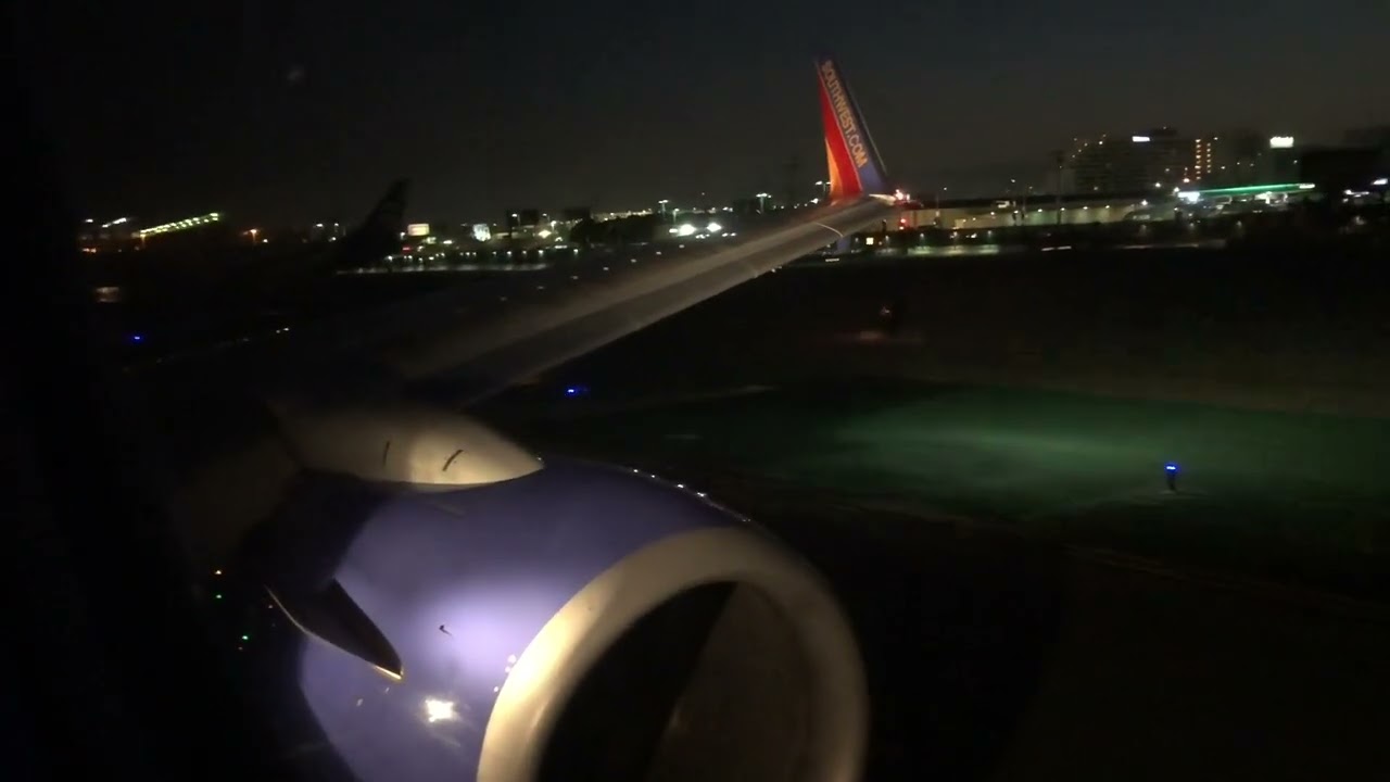 Southwest Airlines taking off from LAX