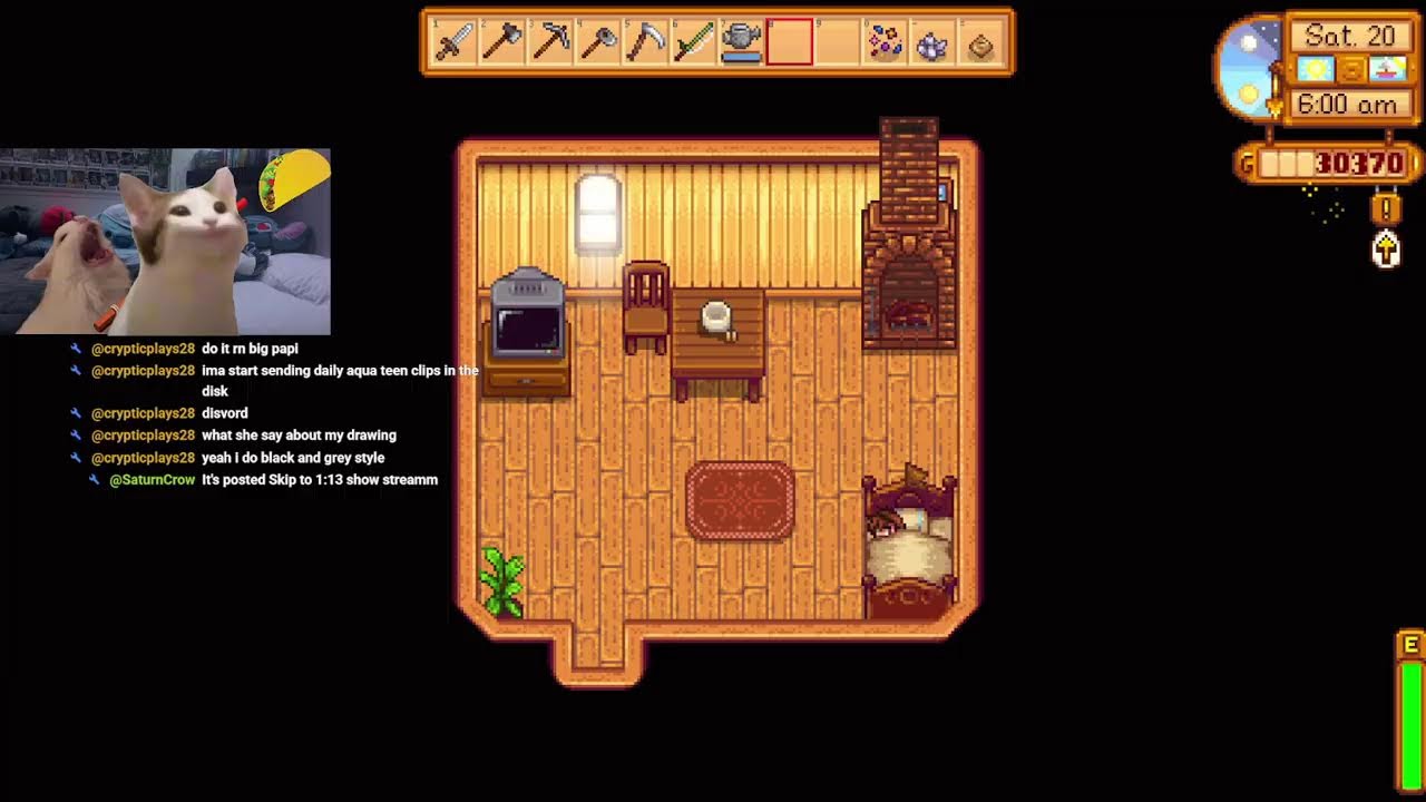 drowning our sorrows with stardew