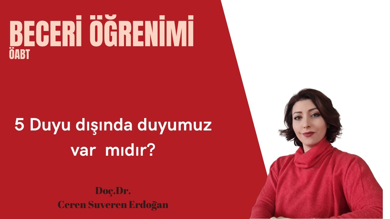 5 Duyu dışında duyumuz var  mıdır? (Denge Duyusu ve Proprioseptif Duyu)