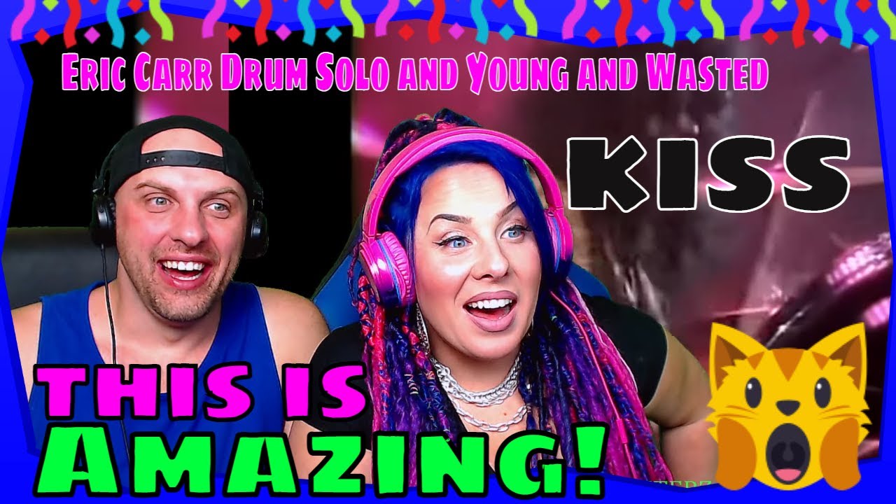 #реакция на соло Эрика Карра на барабанах KISS и Young and Wasted | РЕАКЦИИ THE WOLF HUNTERZ
