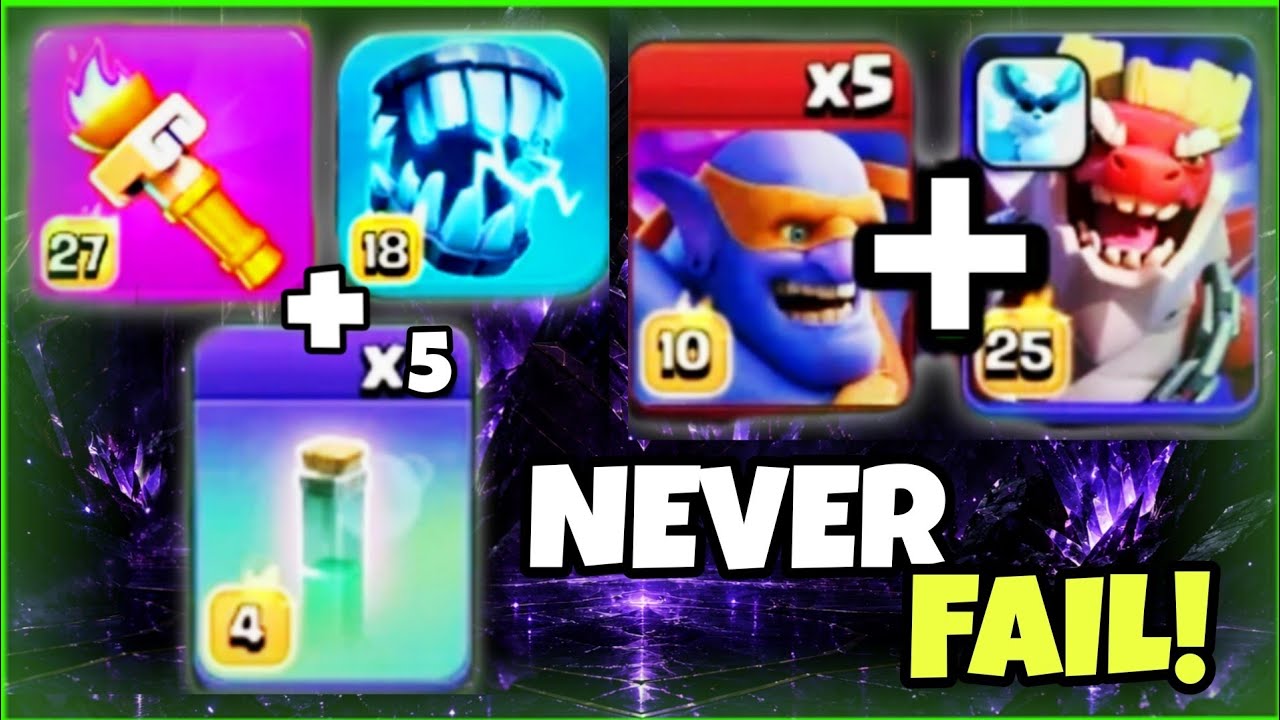 The Most POWERFUL Ground Army Ever! || TH18 DD Charge Super Bowler Strategy! || Clash Of Clans