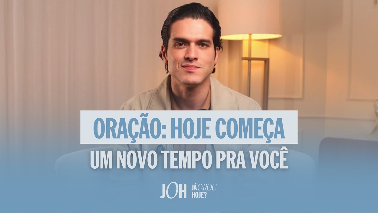 Hoje começa um novo tempo pra você.