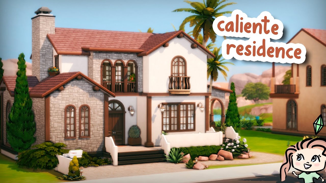 Caliente Residence ❤️&zwj;🔥 || The Sims 4 Base Game Speed Build