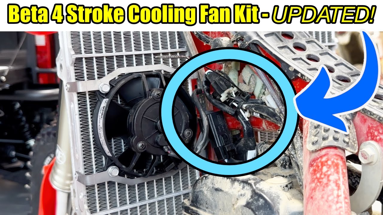 UPDATED KIT!    2022+ 4-Stroke Beta RR/ RR-S Cooling Fan Install  AB-22149-4
