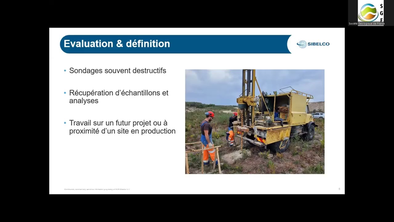 Lilian Camus (Sibelco) : Les sondages dans l’industrie minérale : de l’exploration à la production