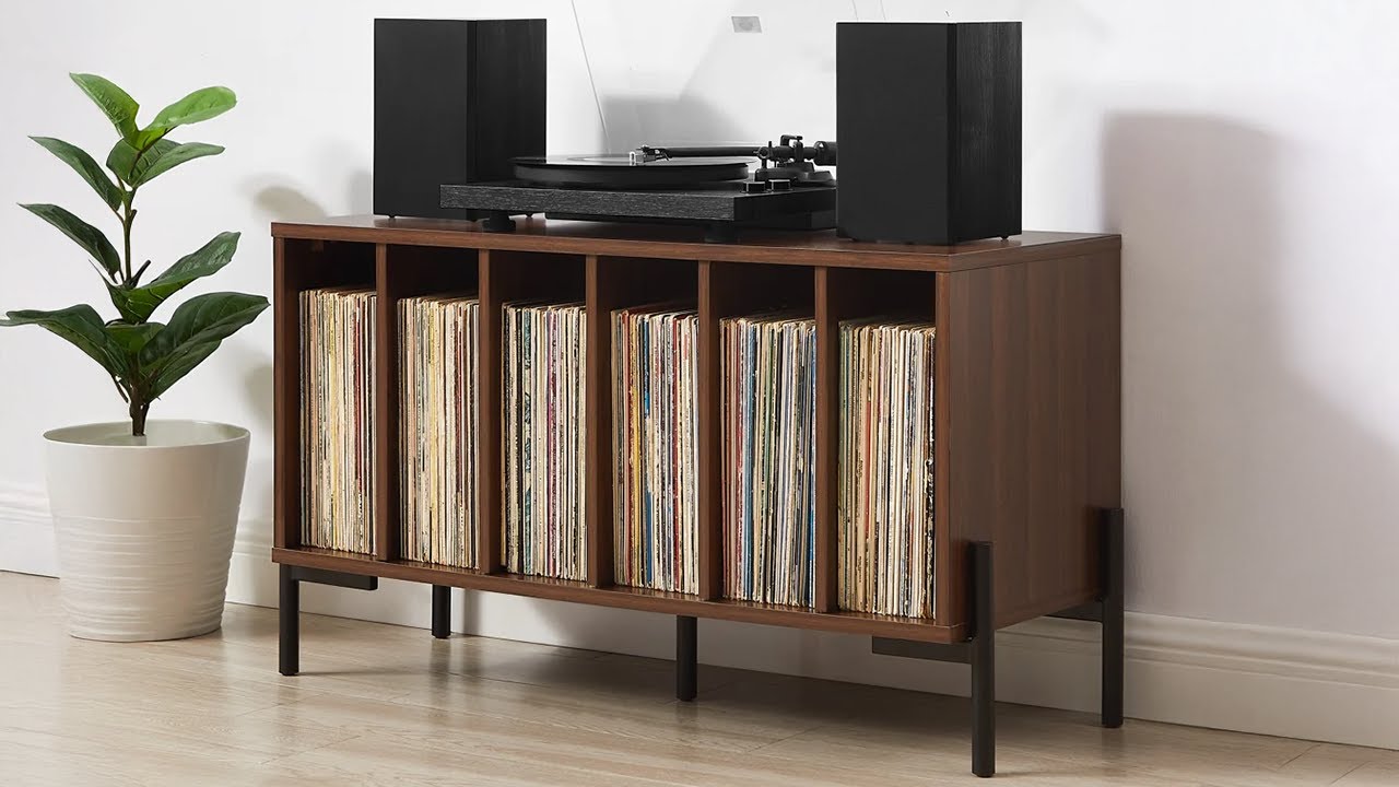 Greenwich Record Storage Console | Crosley Furniture
