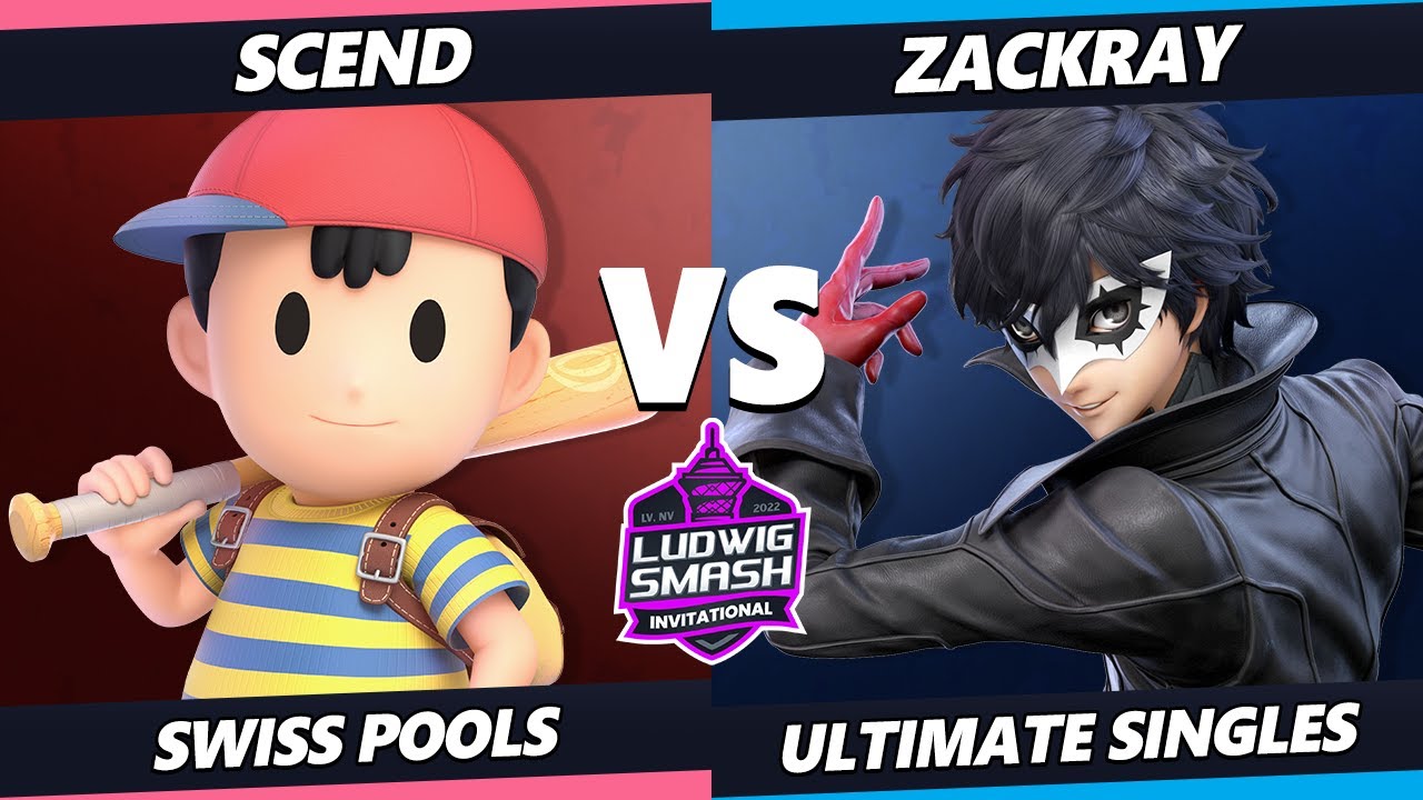 Ludwig Invitational - Scend (Ness) Vs. Zackray (Joker) SSBU Ultimate Tournament