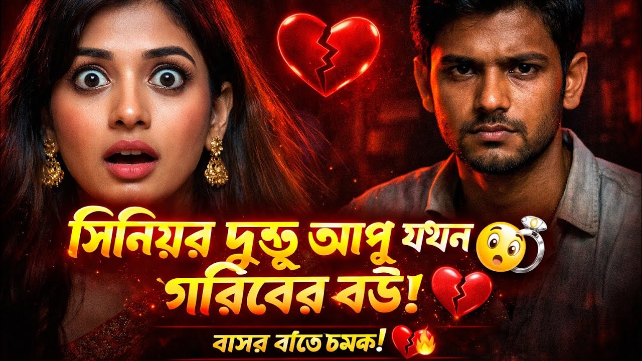 “সিনিয়র দুষ্টু আপু যখন গরিবের বউ!” 😳💍 Romantic bengali golpo 