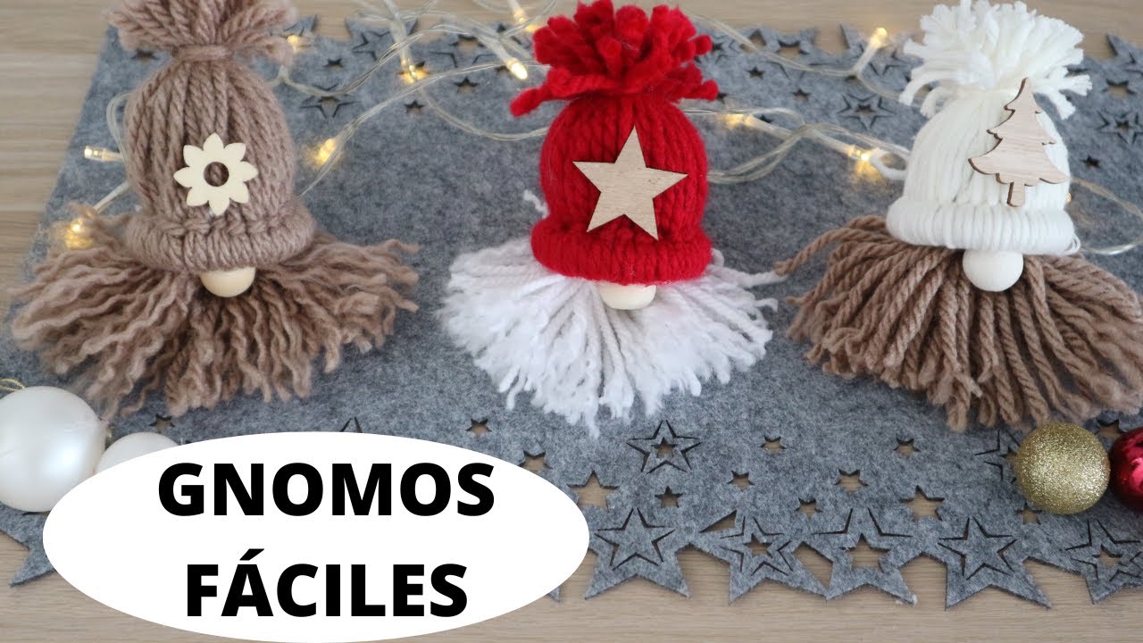 GNOMOS NAVIDEÑOS SUPER FÁCILES Y ECONÓMICOS