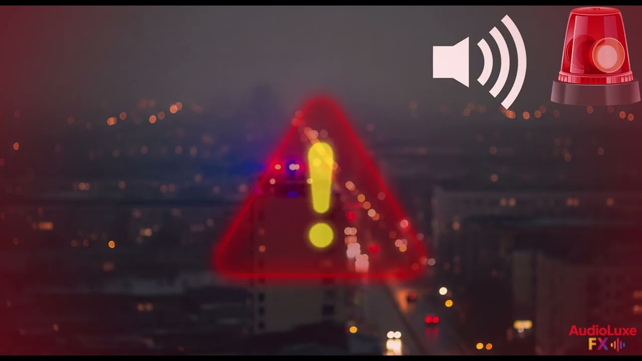 🚨 Police Siren Distant Sound Effects  Sonido de Sirena de Policía Lejana No Copyright