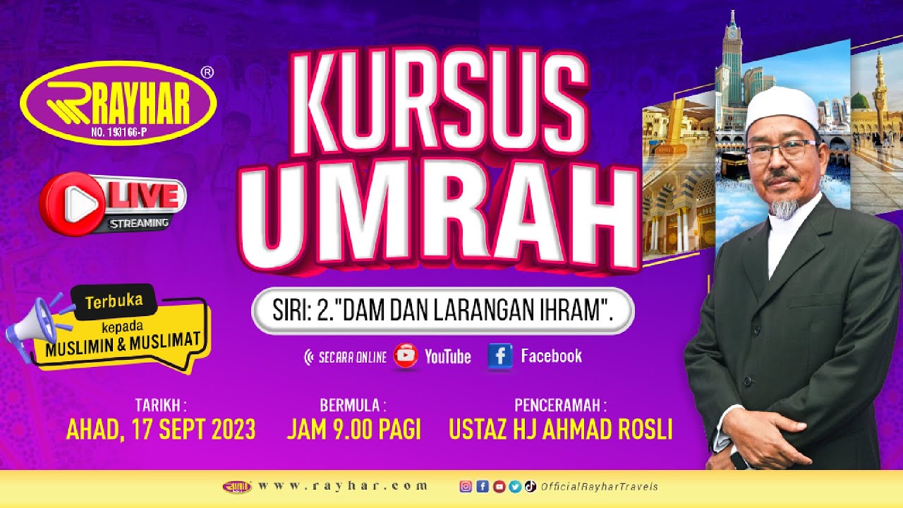 Kursus Umrah Online Siri Kedua 