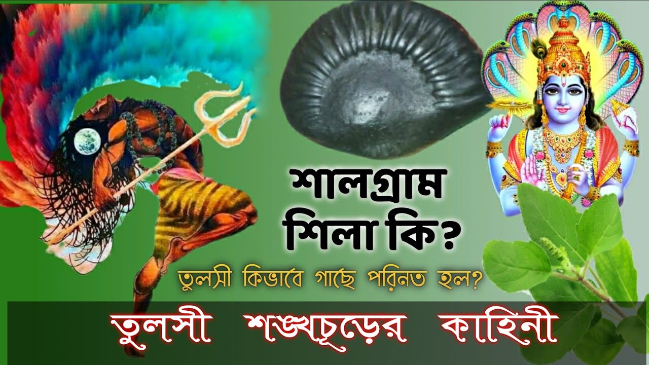 What is Saligram Sila? Sankhachur Tulsi Vishnu Story (Bangla 2021)