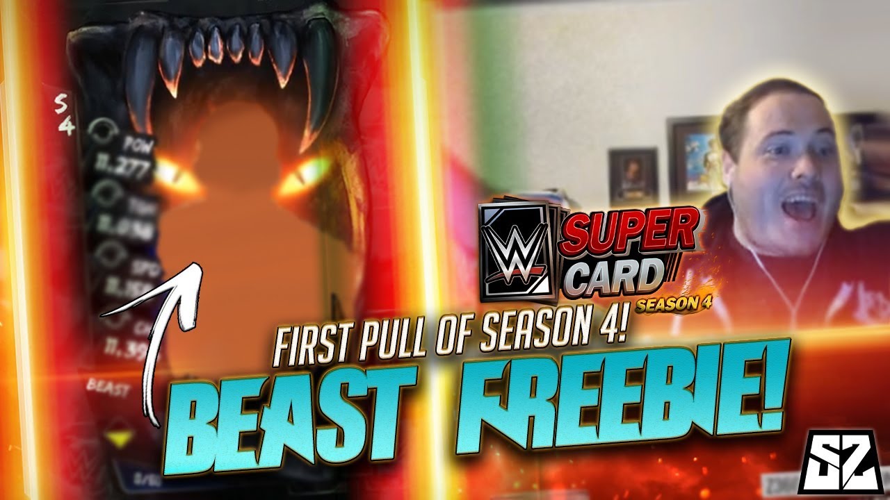 WWE SuperCard SEASON 4 #1 - BEAST TIER FREEBIE & FIRST GAMES!!