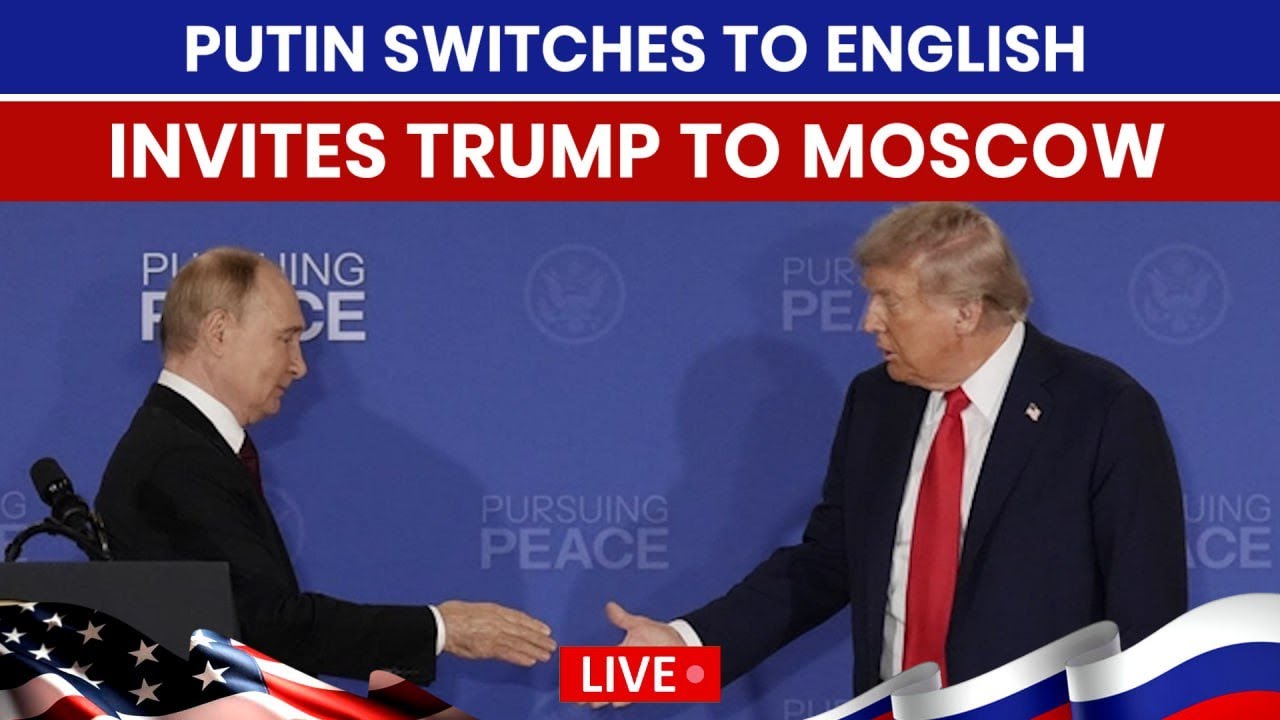 LIVE: Putin&rsquo;s CUTEST English Invite to Trump | Moscow Moment Goes Viral But NO END To Ukraine War