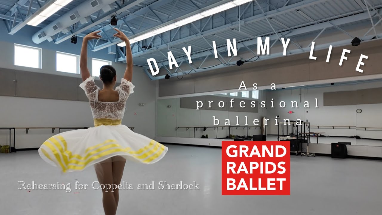 DIML as a Ballerina w Grand Rapids Ballet | dress rehearsals, ballet morning routine, friends & more