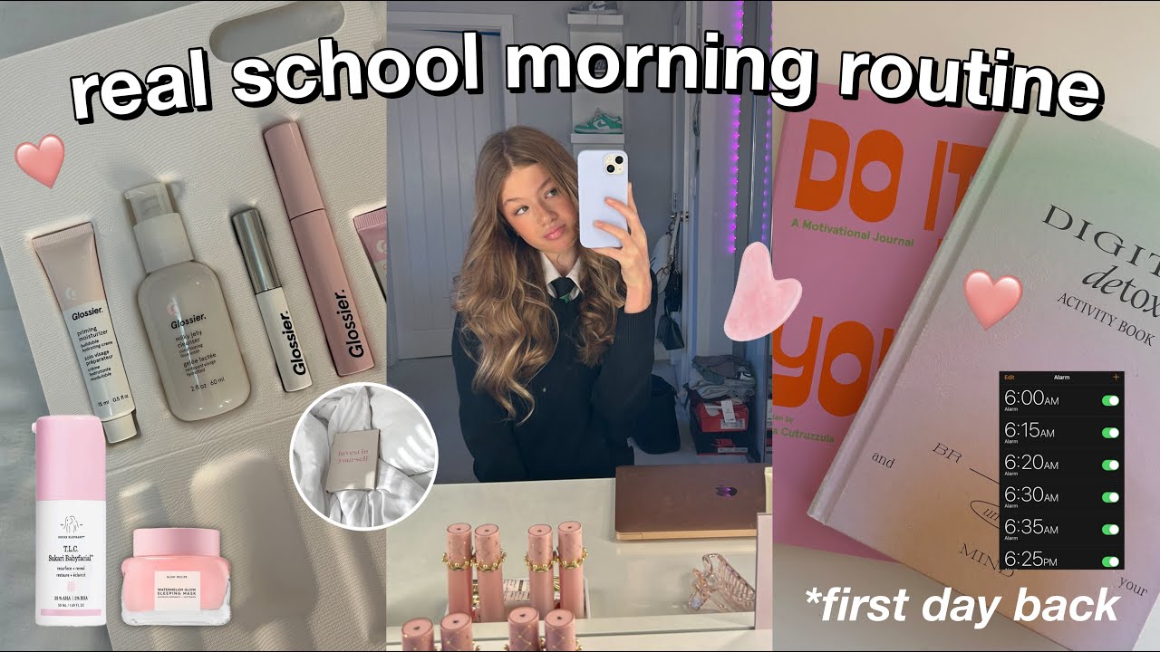 моя НАСТОЯЩАЯ утренняя рутина в 6:30 утра в старшей школе *grwm*