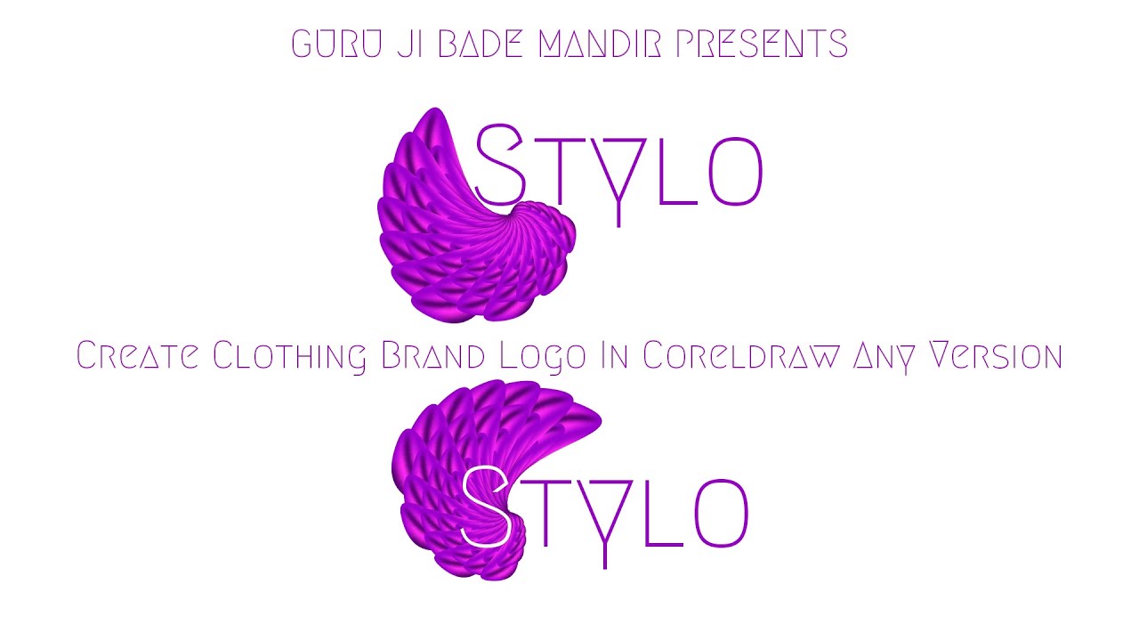 clothing logo designing in coreldraw