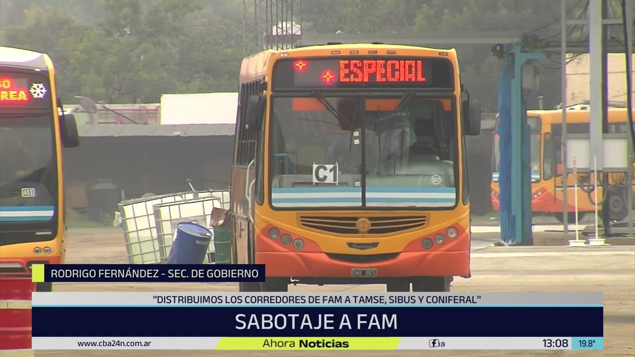 Sabotaje al Grupo FAM: se llevó a cabo un plan de contingencia en Córdoba