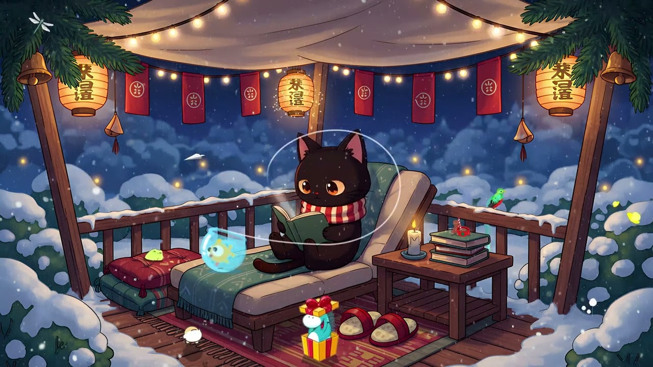Relaxing Cat Playlist 🌙 Chill Lofi Music to Work, Read 🐈 Chill Lofi Music to Work