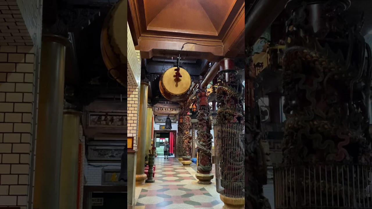 頭份永貞宮擂鼓敲鐘