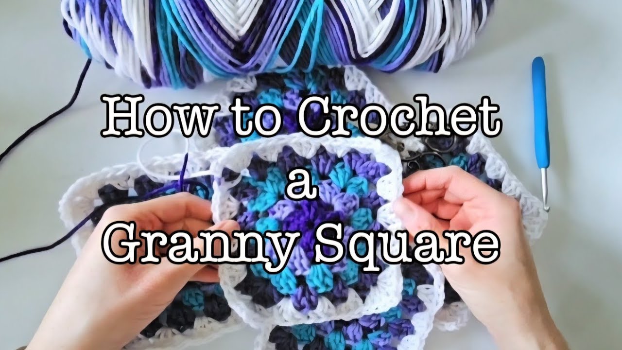 How to Crochet a Granny Square Using Red Heart All-In-One Granny Square Yarn