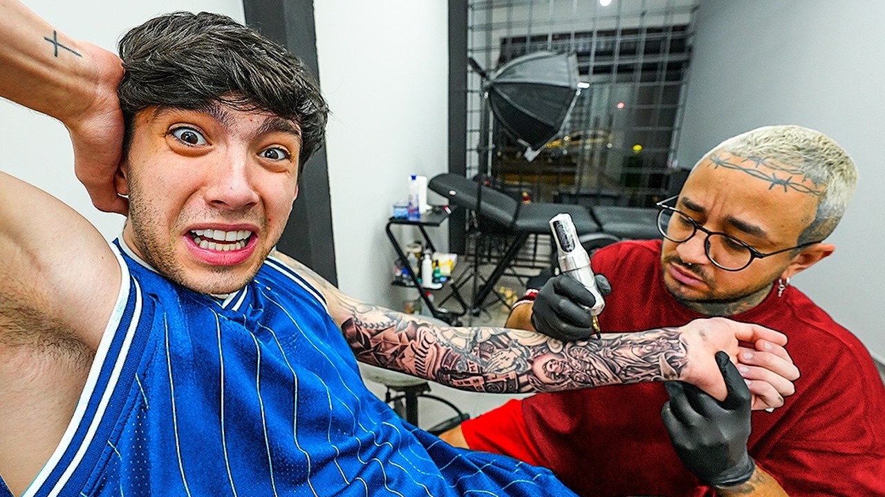 FECHEI TODO O MEU BRAÇO DE TATUAGEM!!