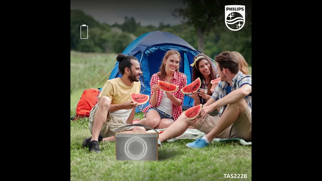 All New Philips TAX2228 Bluetooth Speaker