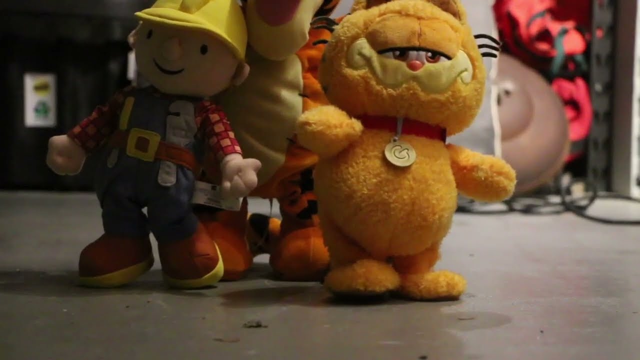 Animagic Garfield, Bob the Builder and Tumble Time Tigger TRIPLE DESTRUCTION