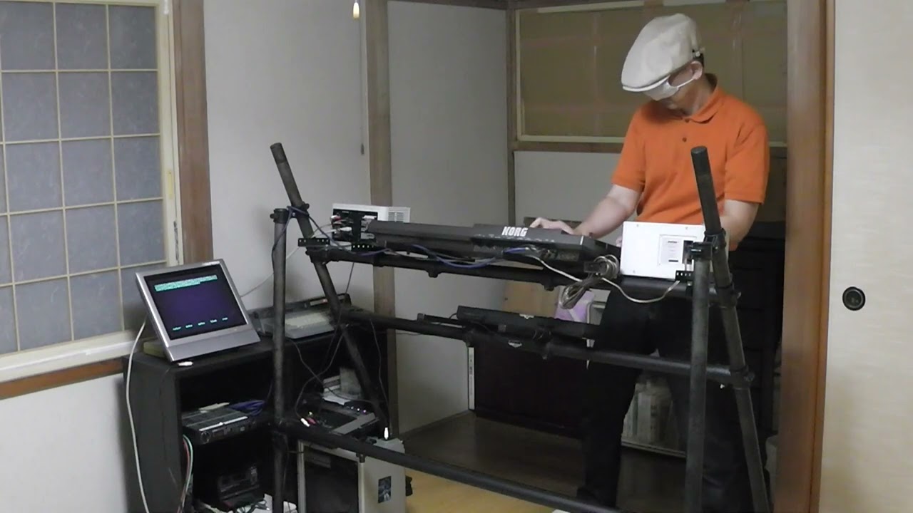 YMO「DAY TRIPPER（ライブ版）」を、KORG POLY-800とMSX内蔵PSGで演奏してみた