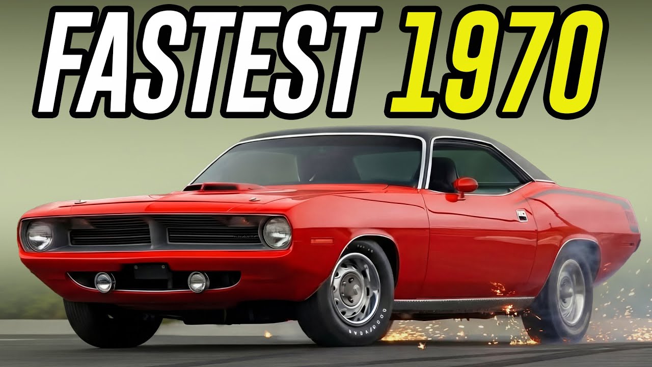 The 10 FASTEST Muscle Cars of 1970