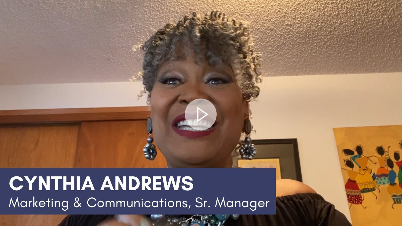 A message from Cynthia Andrews