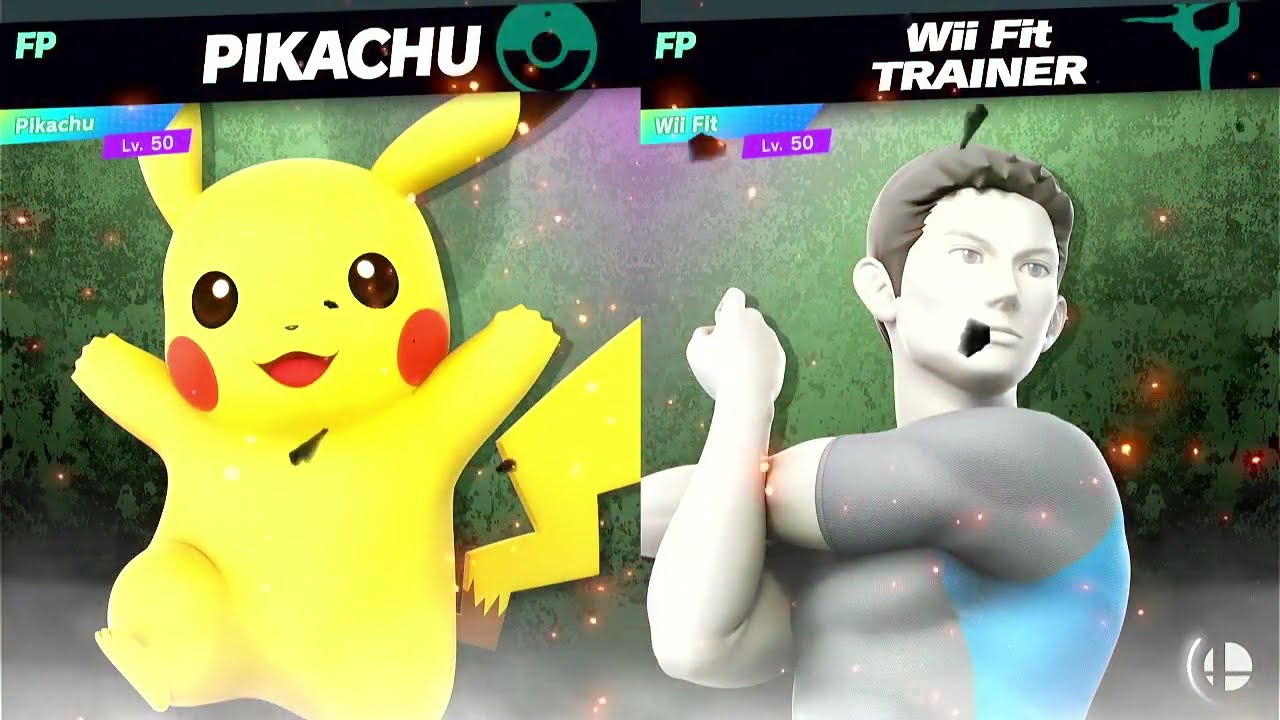 Super Smash Bros Ultimate Amiibo Fights Pikachu vs the World EX vs Wii Fit