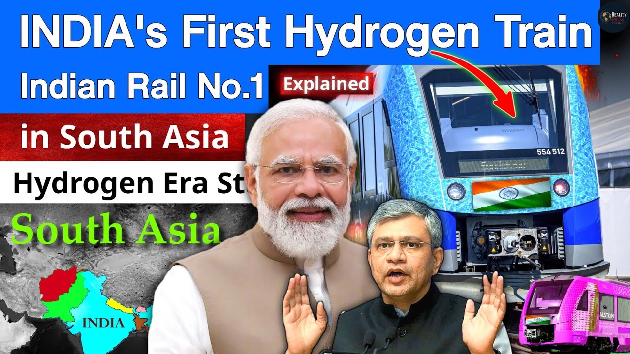 BIG DEVELOPMENT🔥 INDIA's FIRST HYDROGEN TRAIN | World’s Strongest Hydrogen Train| by VISHAL UPADHYAY