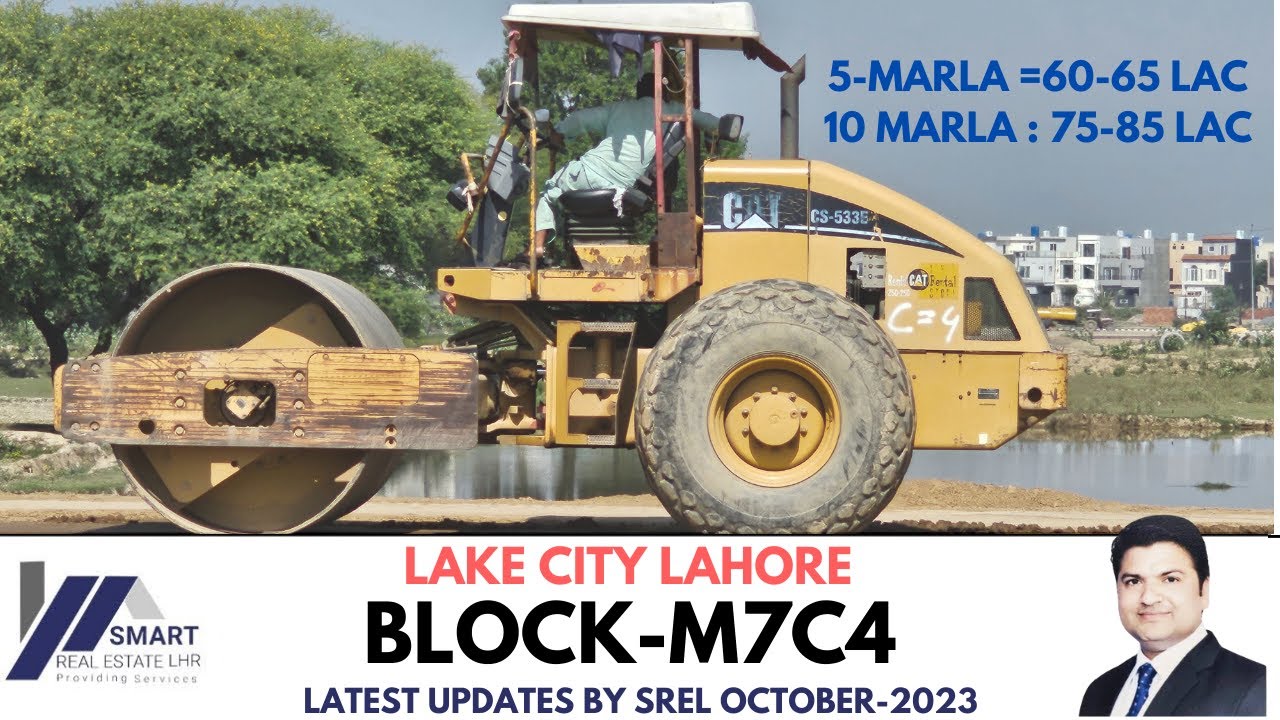 LAKE CITY LAHORE | BLOCK-M7C4 | LATEST DEVELOPMENT UPDATE | VISIT BY SREL | OCTOBER 2023