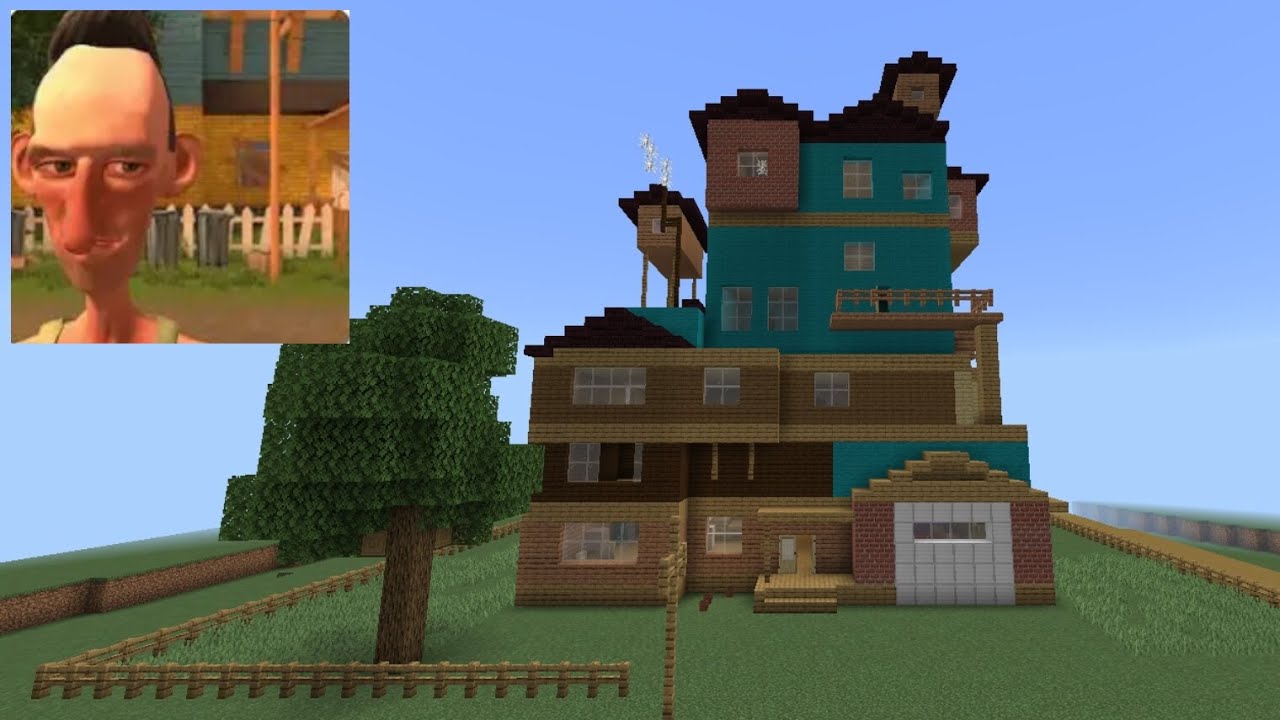Gameplay Simple de Angry Neighbor en Minecraft, Mi mundo