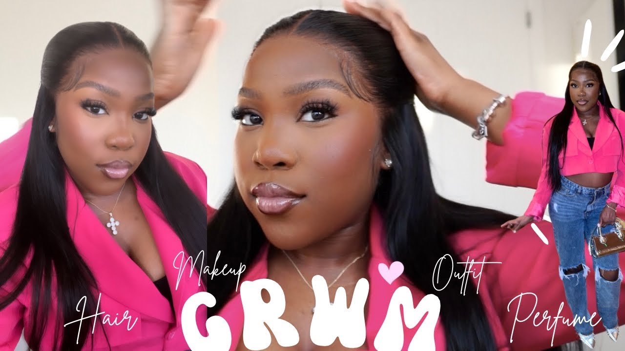 GRWM | HAIR, MAKEUP, OUTFIT + PERFUME