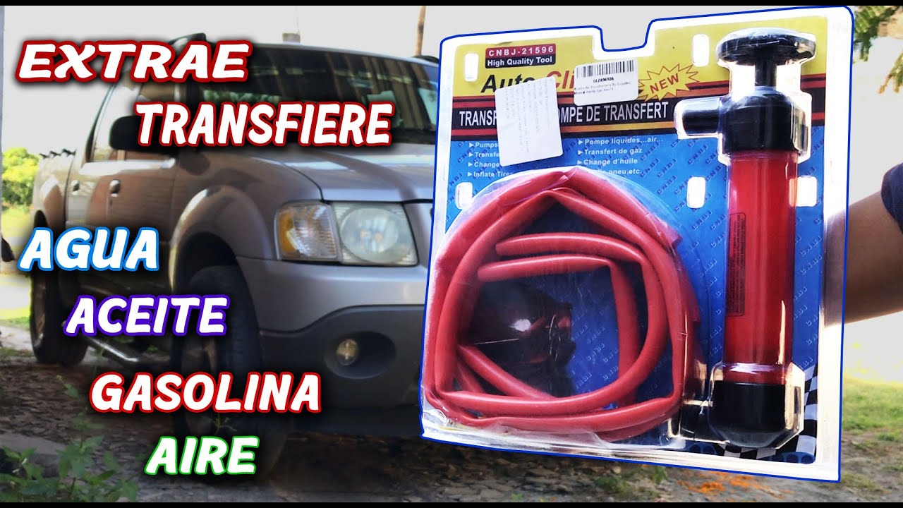 Bomba De Transferencia Para Gasolina/Aceites/Agua/Aire Que Tan Buena Es Para El Taller⁉️