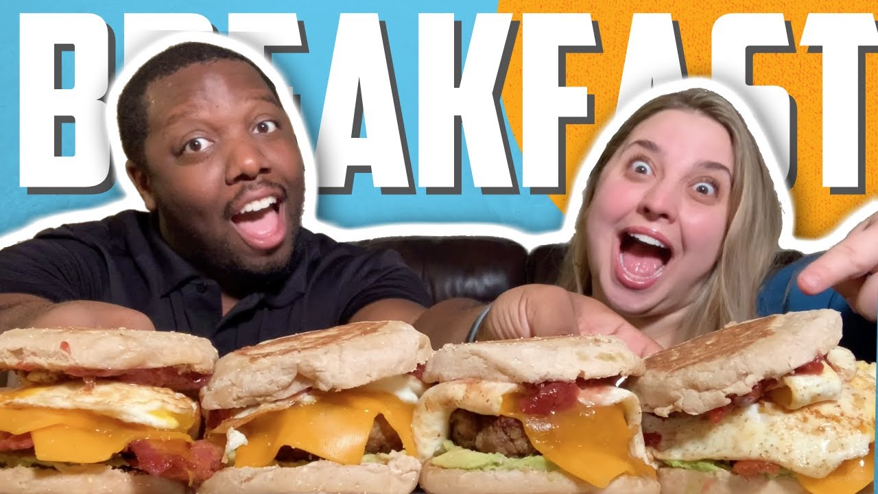 Breakfast Mukbang!  Introducing the K&J Breakfast Sandwich