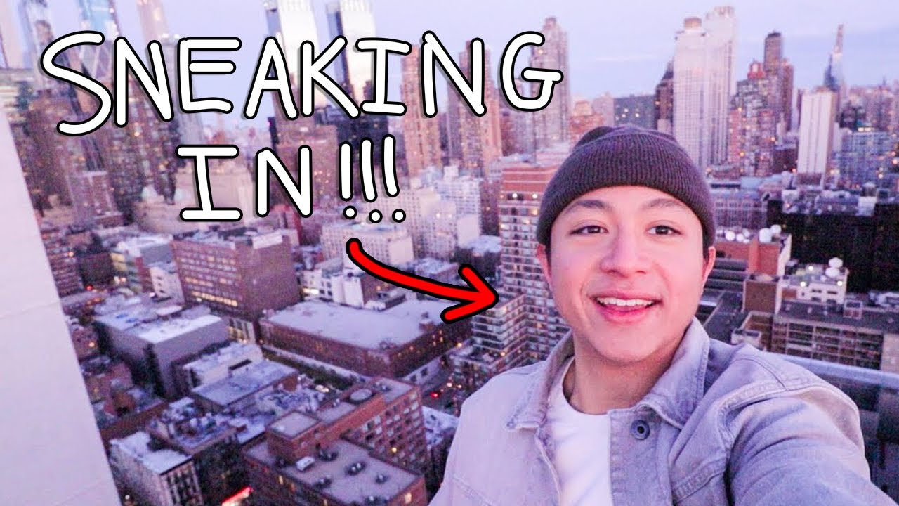 SNEAKING into a SECRET NYC ROOFTOP