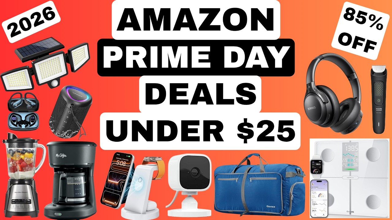 Top 35 Amazon Prime Day 2026 Deals - Under $25 !