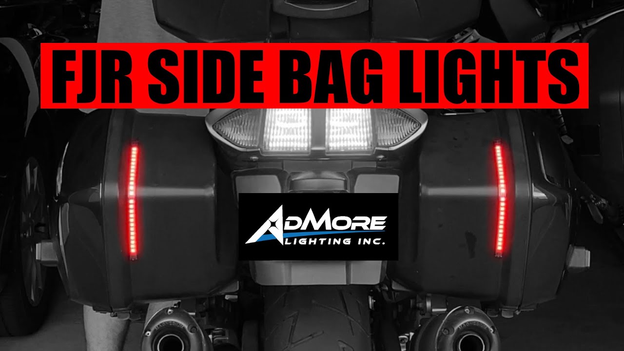 AdMore Lighting Universal Side Case LED Light Kit Installation - Yamaha FJR