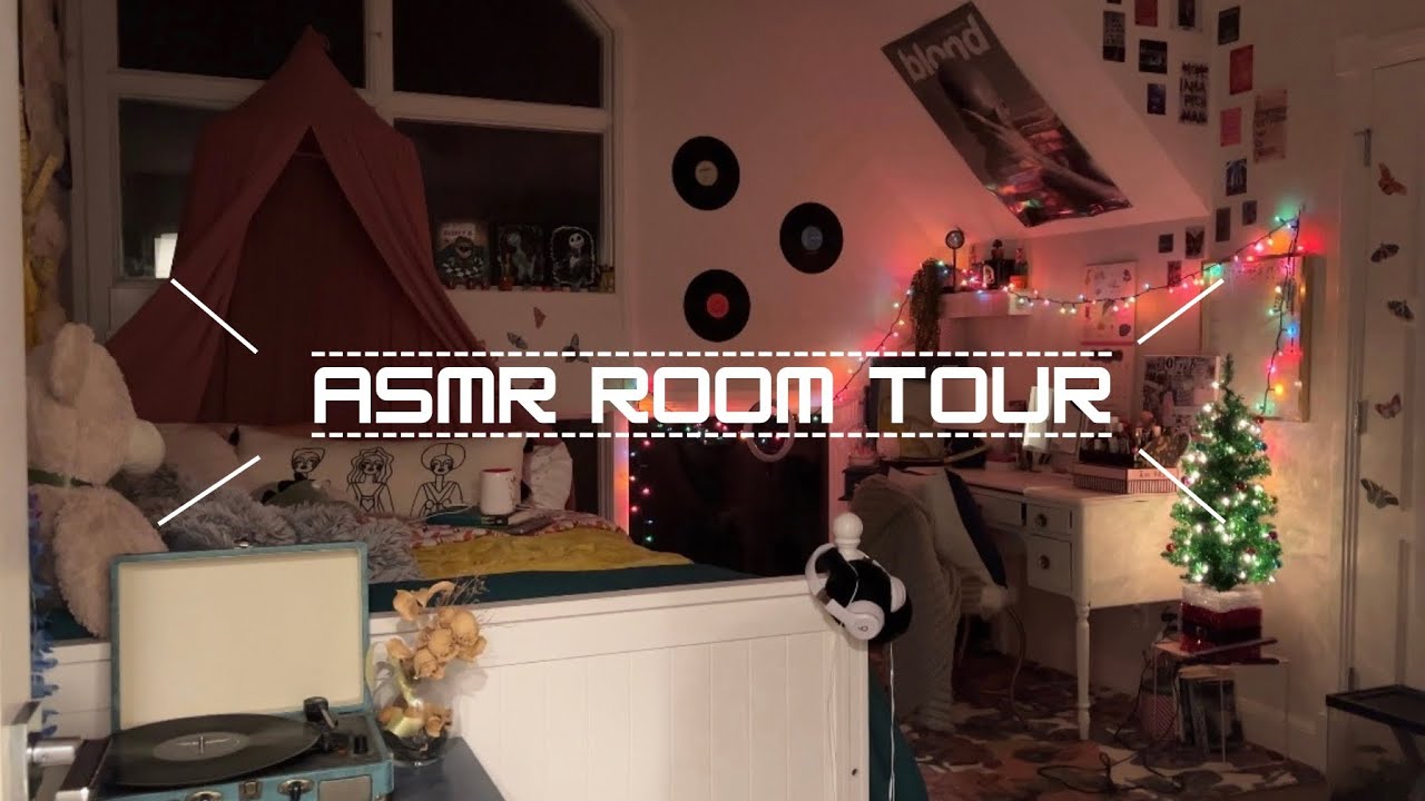 asmr cozy room tour (clicky voiceover)