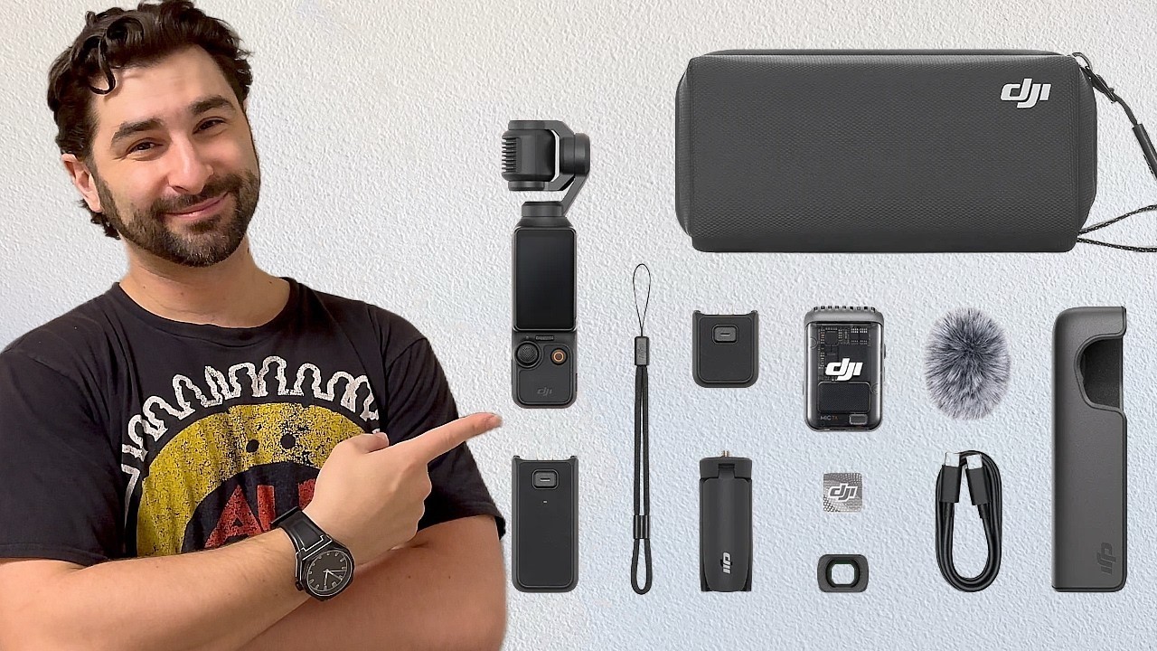 Распаковка и обзор комплекта DJI Osmo Pocket 3 Creator Combo.