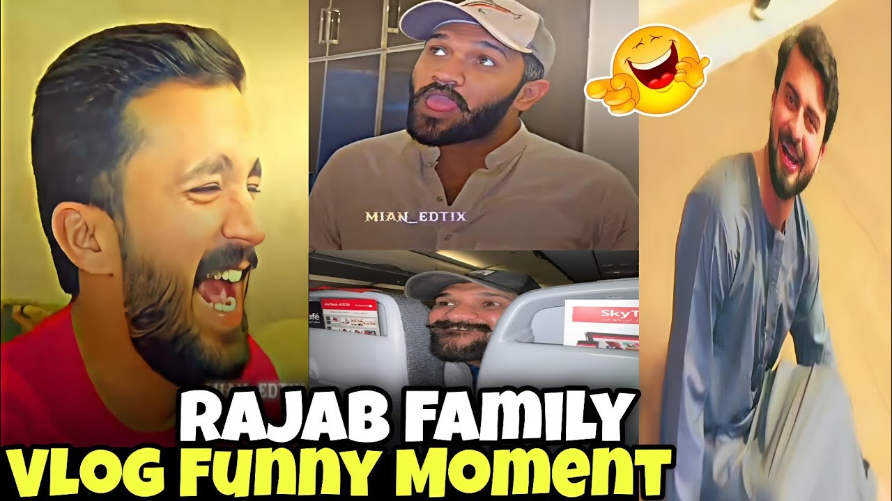 Rajab Family Vlog Funny Moment 😂 l Rajab Butt And Man Dogar And Haider Sha Funny Video 